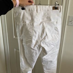 Garage White Ripped Jeans